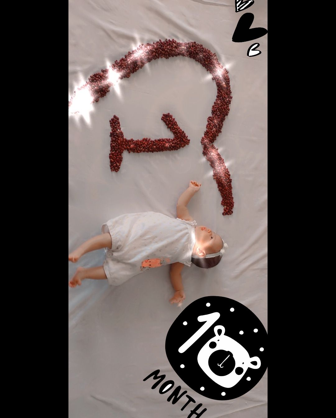 یک ماهگی نوزاد سارگل