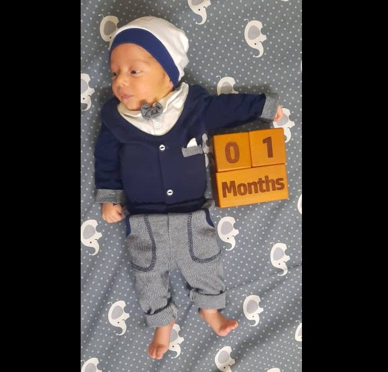 یک ماهگی نوزاد هامین بالاوند