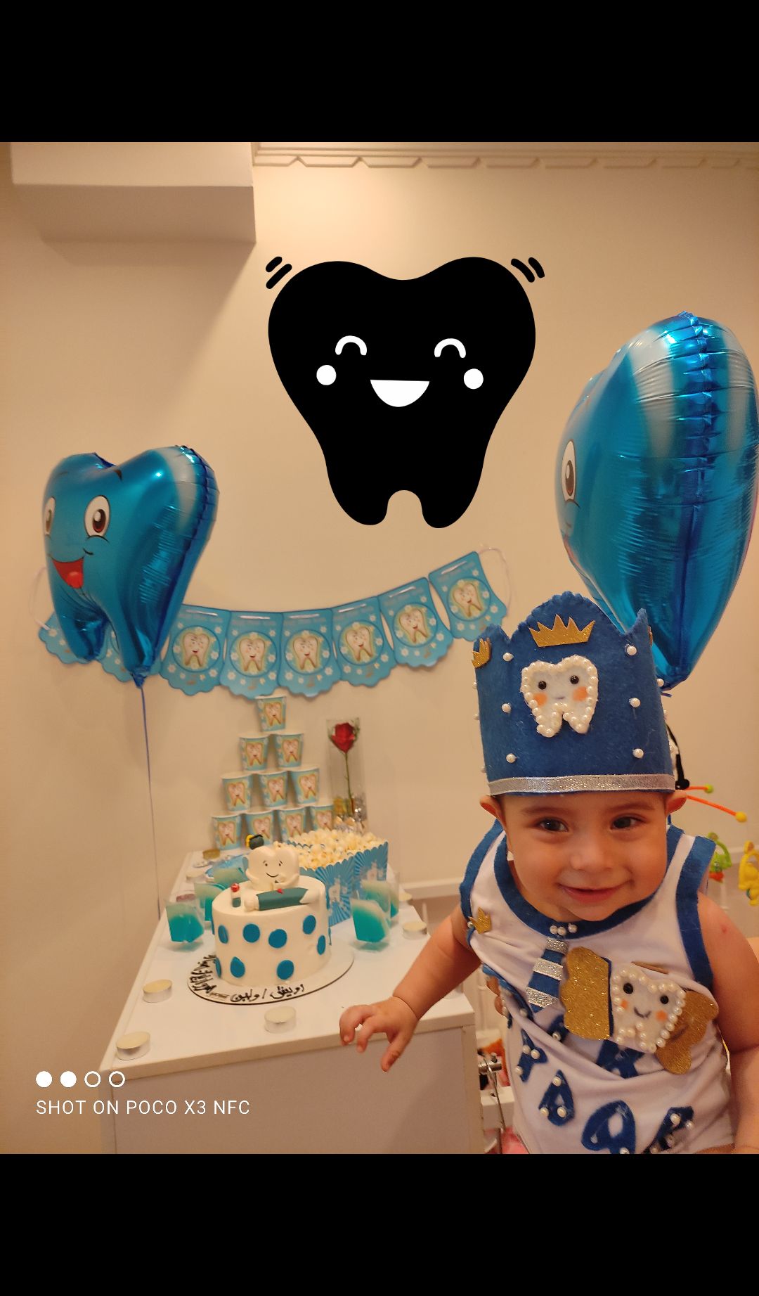 جشن دندونی نوزاد امیرحیدر