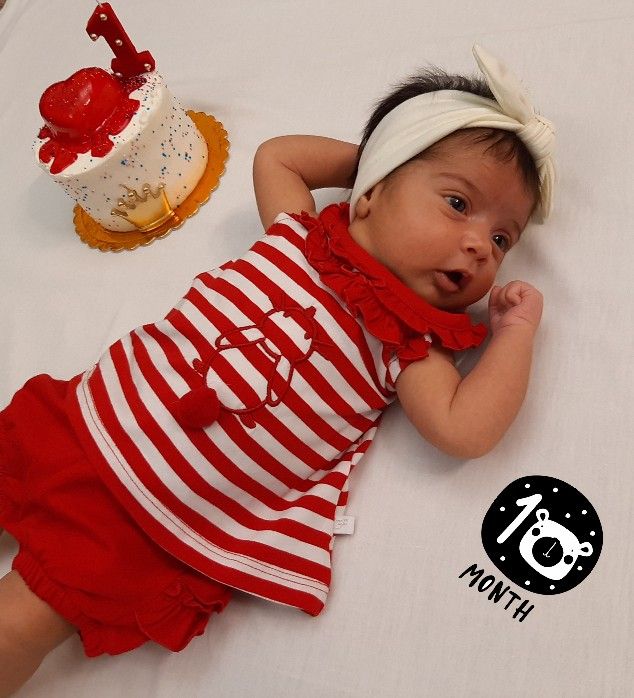 یک ماهگی نوزاد آندیا انصاری