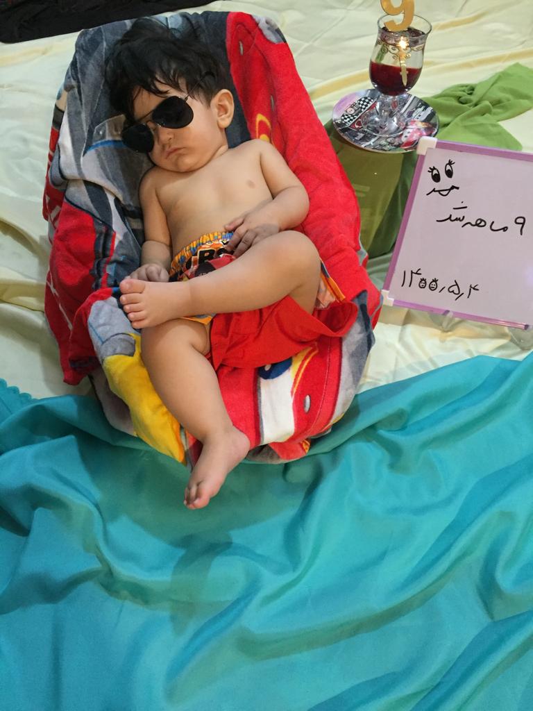 نه ماهگی نوزاد آرسین عبدل همایونی