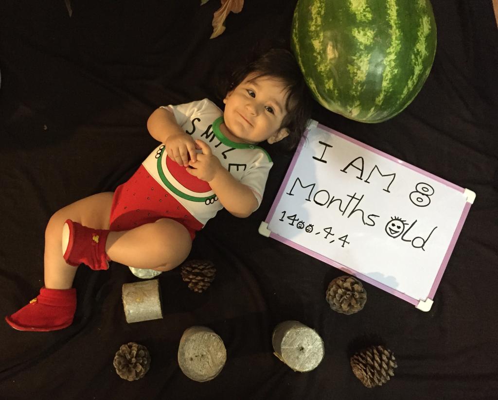 هشت ماهگی نوزاد آرسین عبدل همایونی