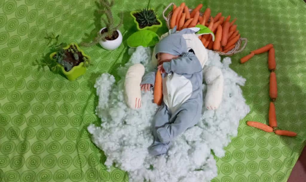 یک ماهگی نوزاد آرسین عبدل همایونی