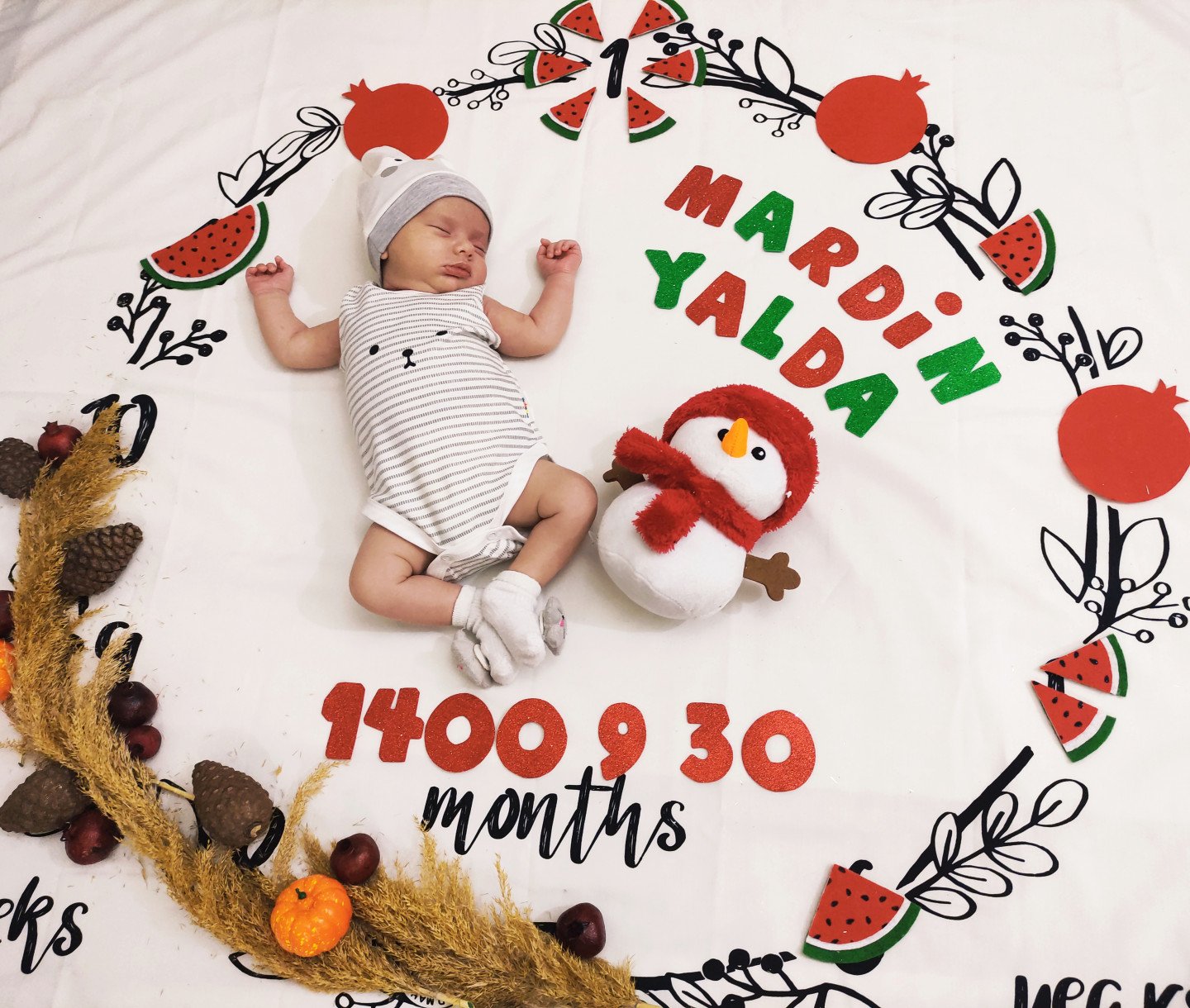 پارچه ماهگرد طرح حلقه تمشک ماردین طاهری