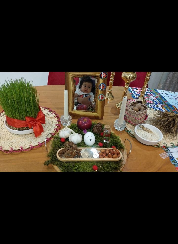 تم عکس بهاری کودک امیرعلی