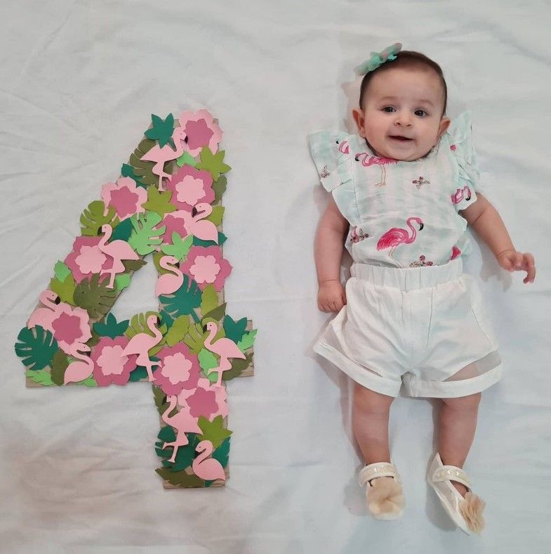 چهار ماهگی نوزاد سلین