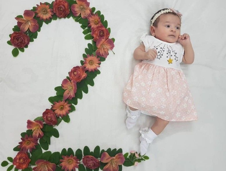 دو ماهگی نوزاد سلین