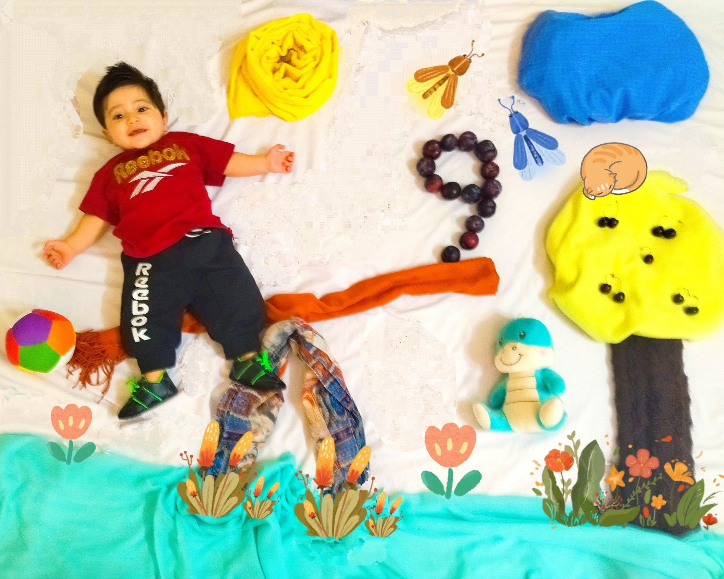 نه ماهگی نوزاد حامی یادگاری