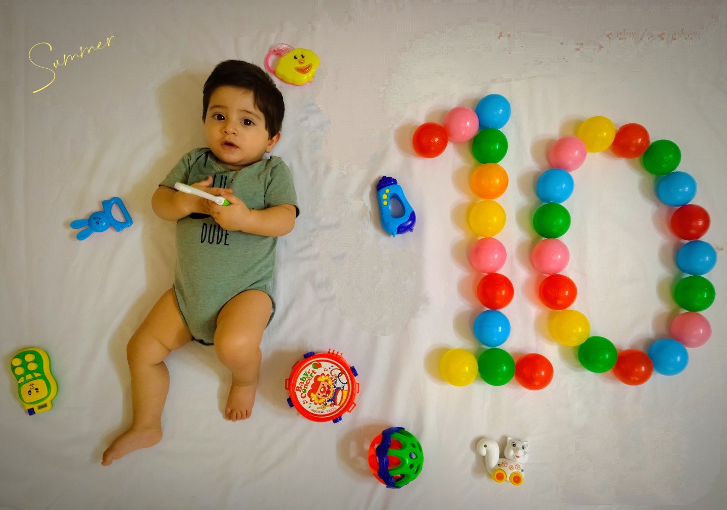 ده ماهگی نوزاد حامی یادگاری