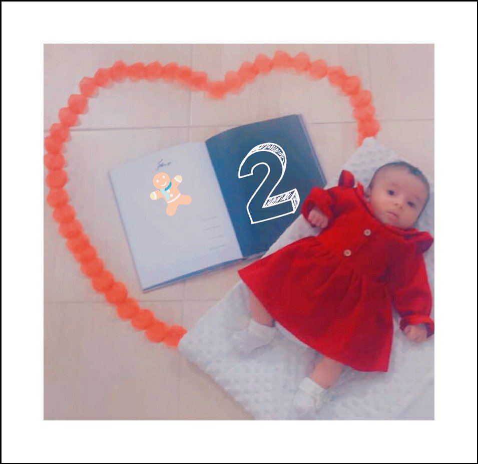 دو ماهگی نوزاد لنا شارقی