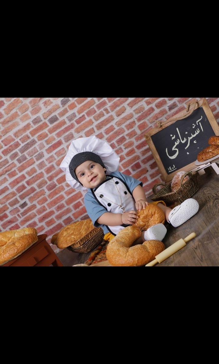 لباس آشپزی کودک سید ثامن شفیع پور حسینی