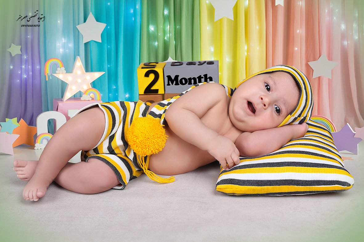 اولین خنده نوزاد رادمهر مدنی