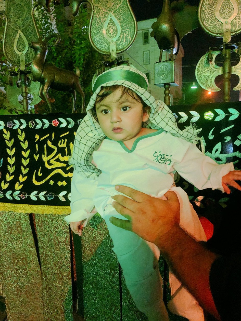 عکس محرم کودک یاسین محمدپور آذری