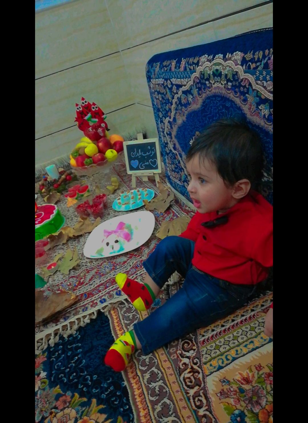 شب یلدا کودک ماهان دریس