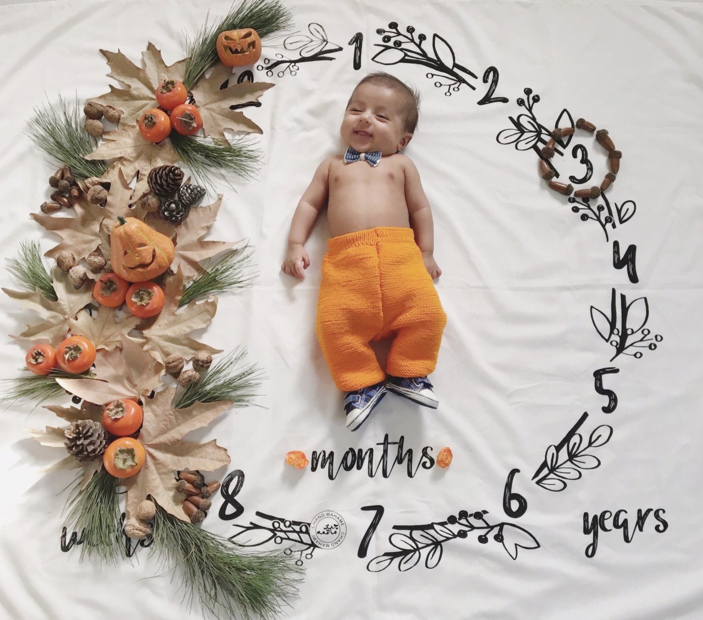 تم عکس پاییزی نوزاد كايا يزدي زاده