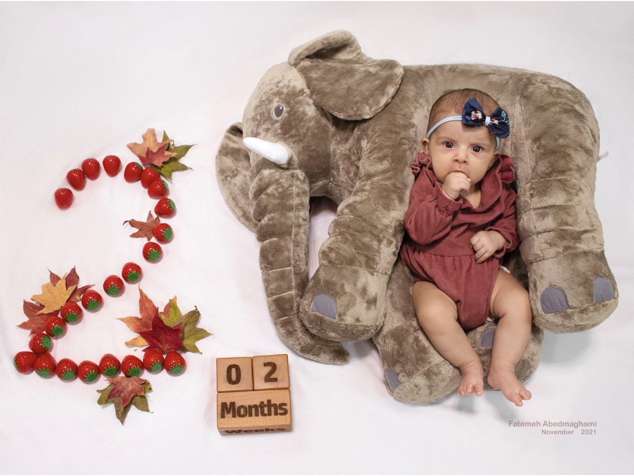 دو ماهگی نوزاد پرنسا عابدمقامی