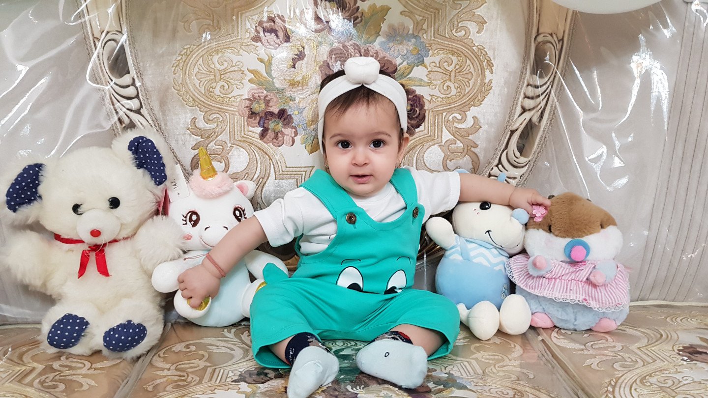 ده ماهگی نوزاد مهرسا رضایی