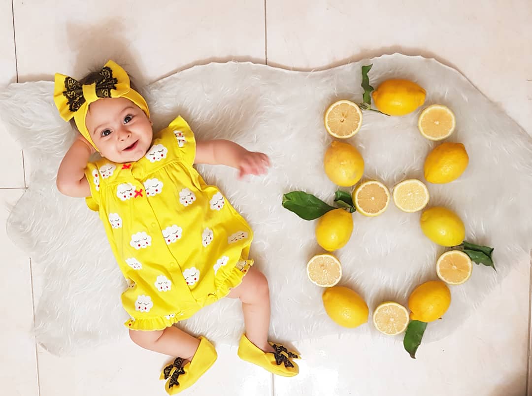 ایستادن نوزاد مهرسا رضایی