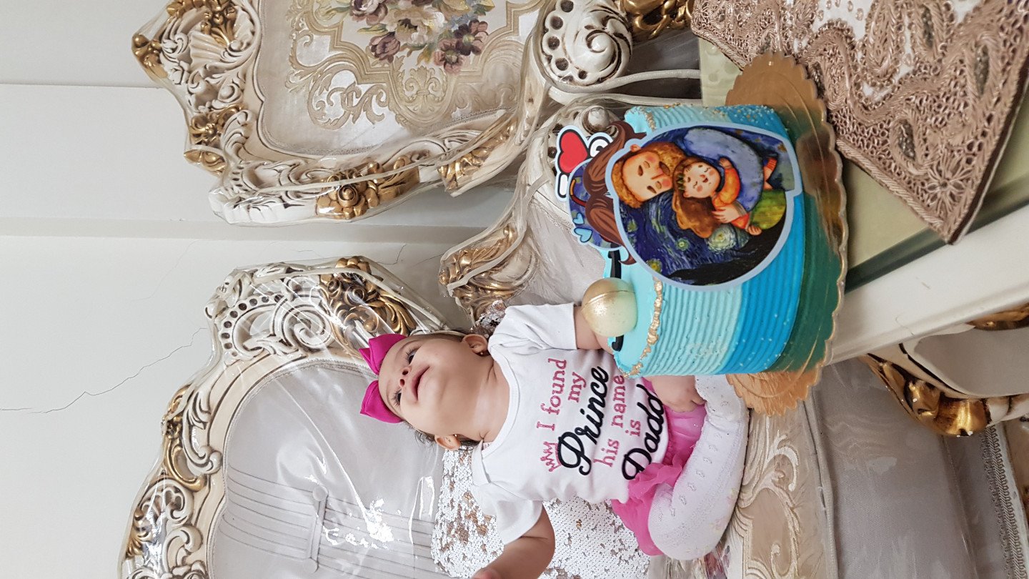 نه ماهگی نوزاد مهرسا رضایی