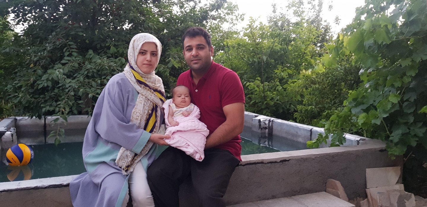 عکس نوزاد دختر مهرسا رضایی