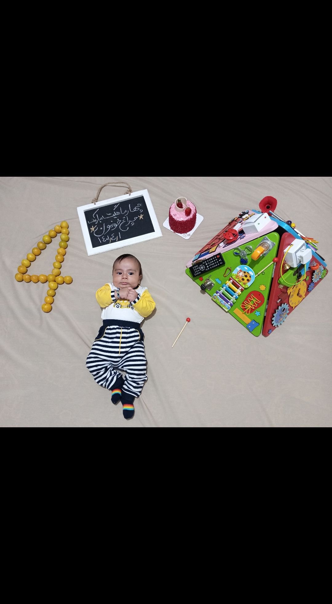 عکس نوزاد پسر آمین شاهی