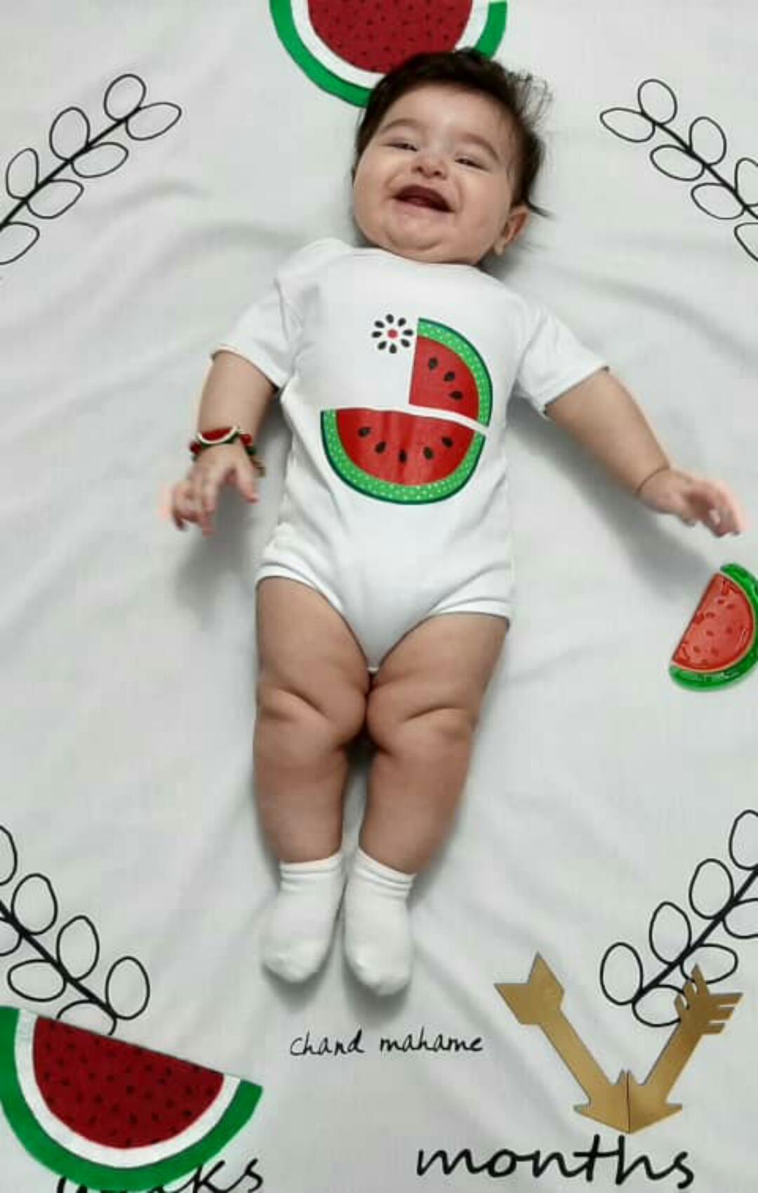 پنج ماهگی نوزاد آرسام حسن زاده