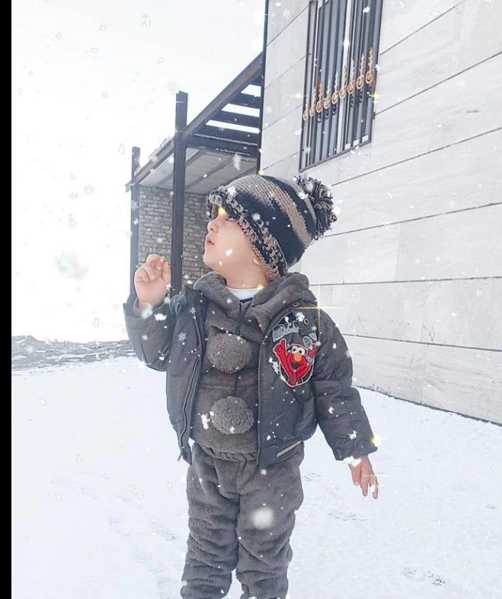 تم عکس زمستانی نوزاد کیان قلعه قوند?