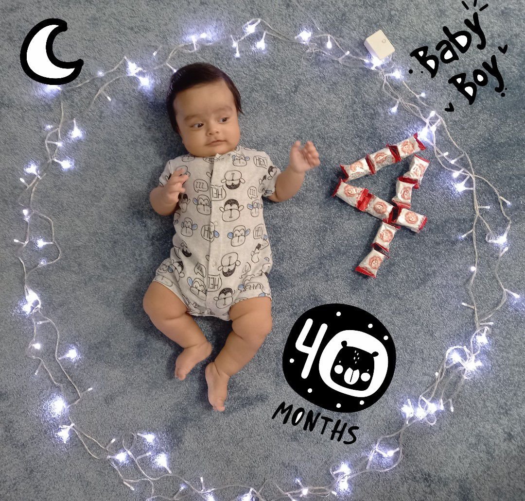 چهار ماهگی نوزاد ویهان