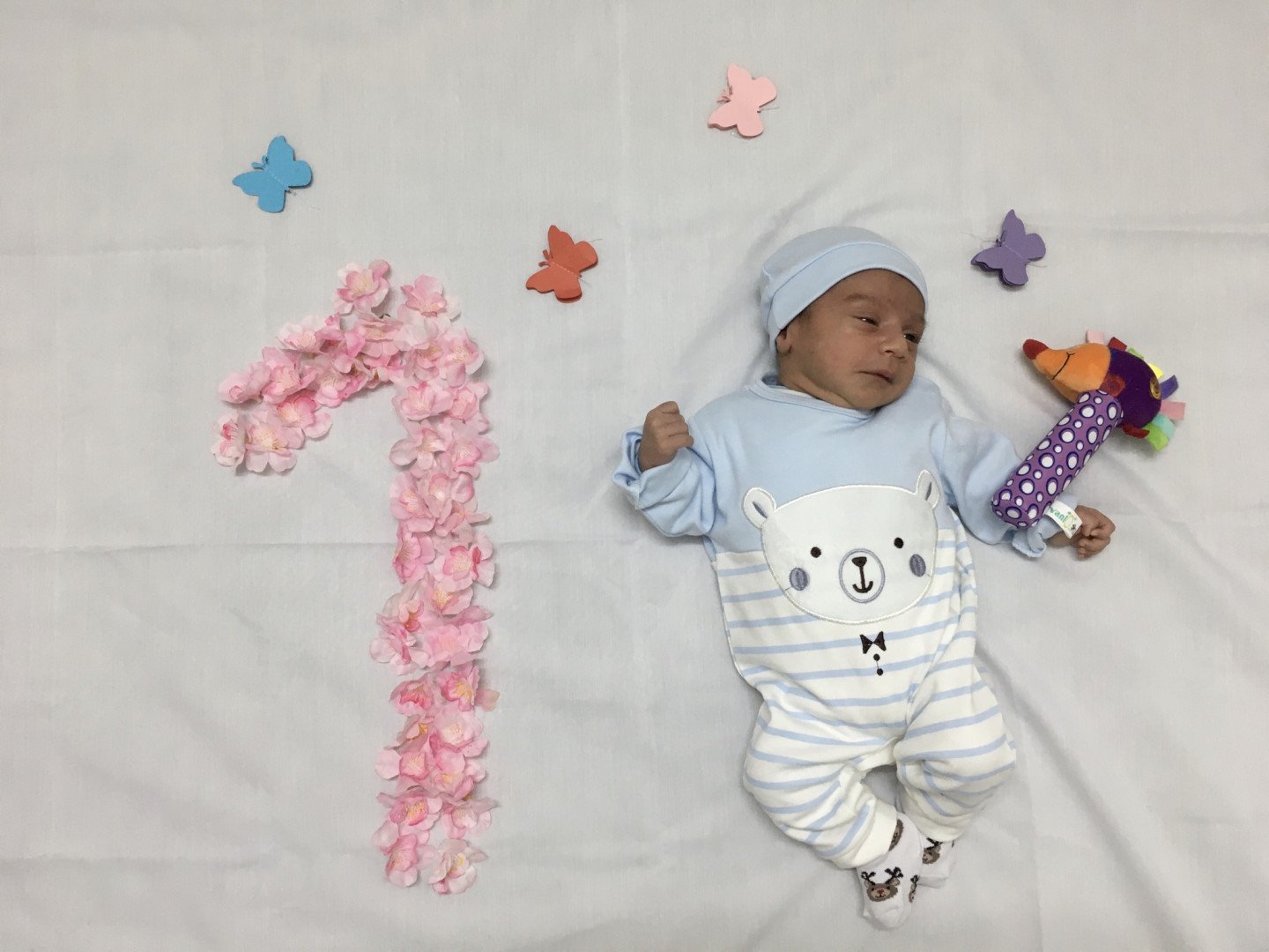 یک ماهگی نوزاد رایان تن زده