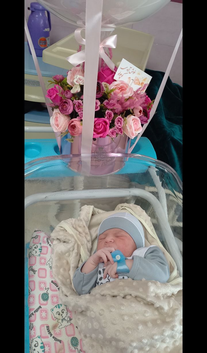 متولد شدن نوزاد آیسان مولابیگی