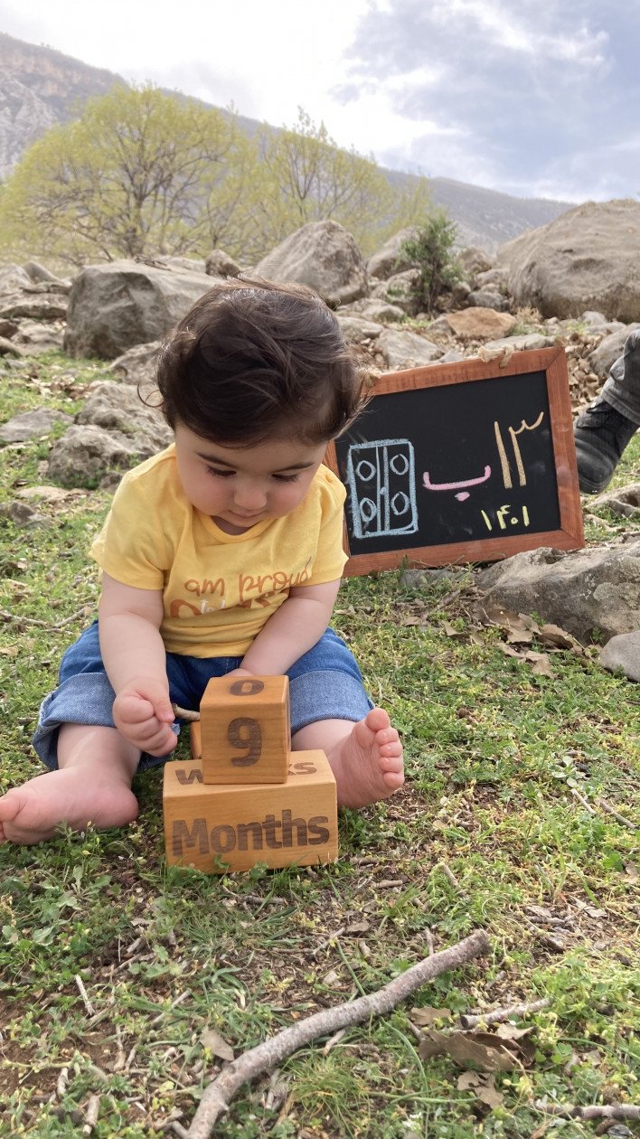 نه ماهگی نوزاد علی جمشیدیان