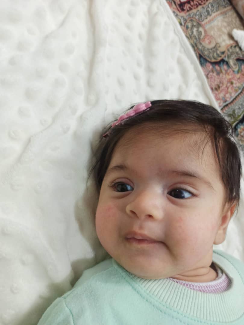 یک ماهگی نوزاد پناه تحسینی