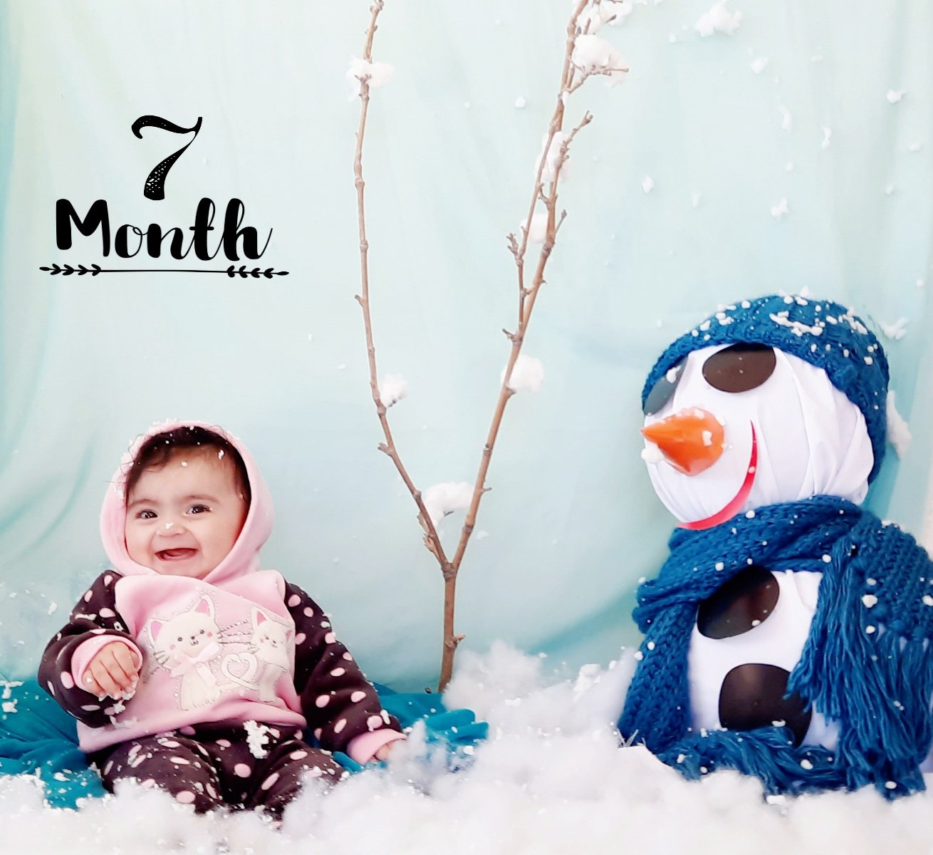 تم عکس زمستانی نوزاد حلما نیکنام پور