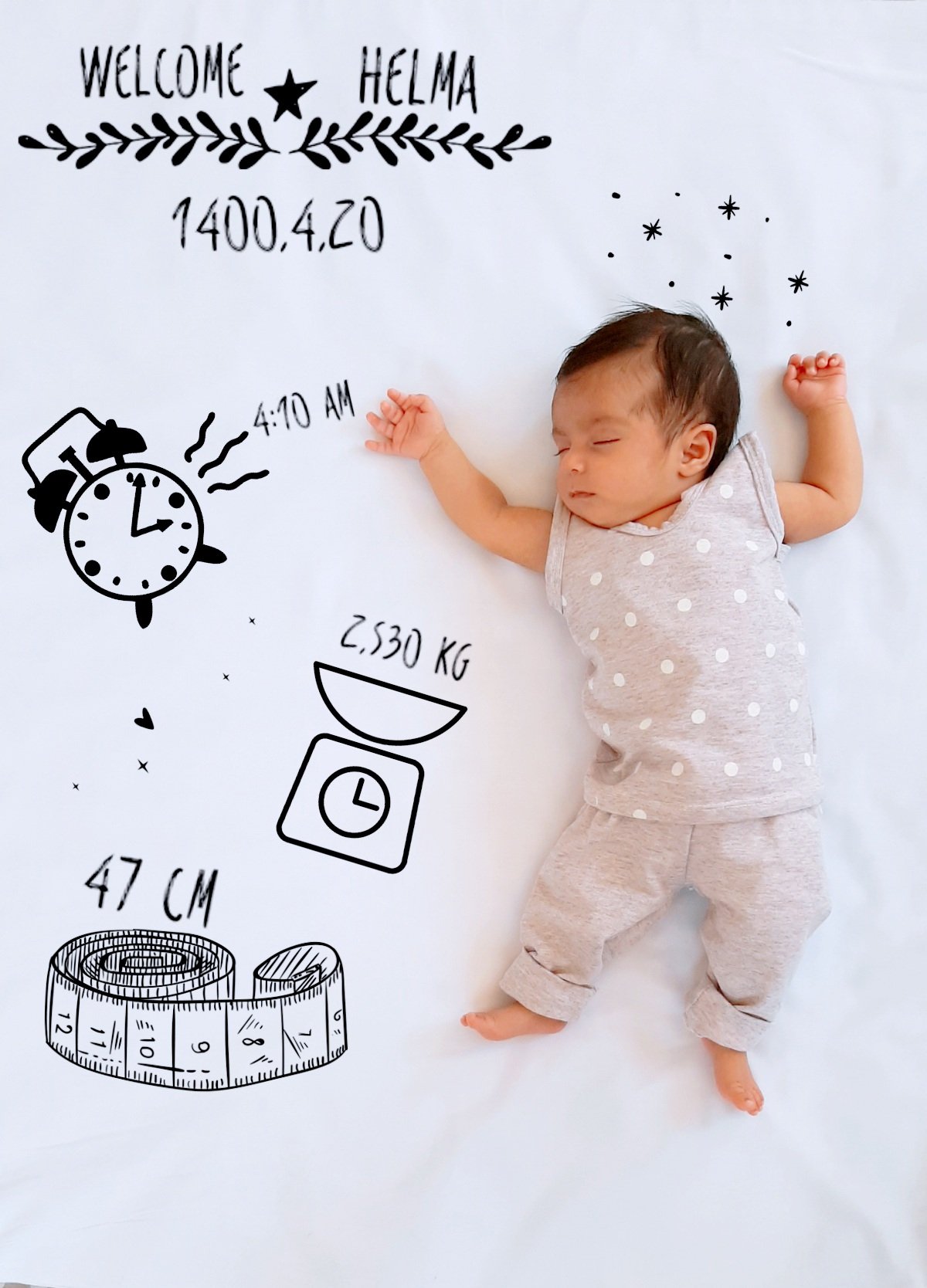 متولد شدن نوزاد حلما نیکنام پور