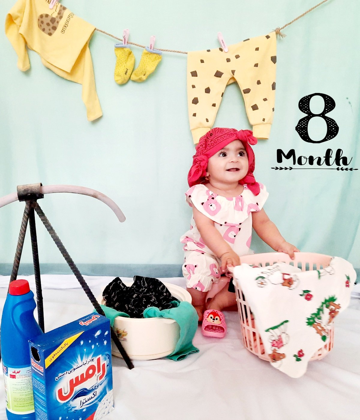 هشت ماهگی نوزاد حلما نیکنام پور