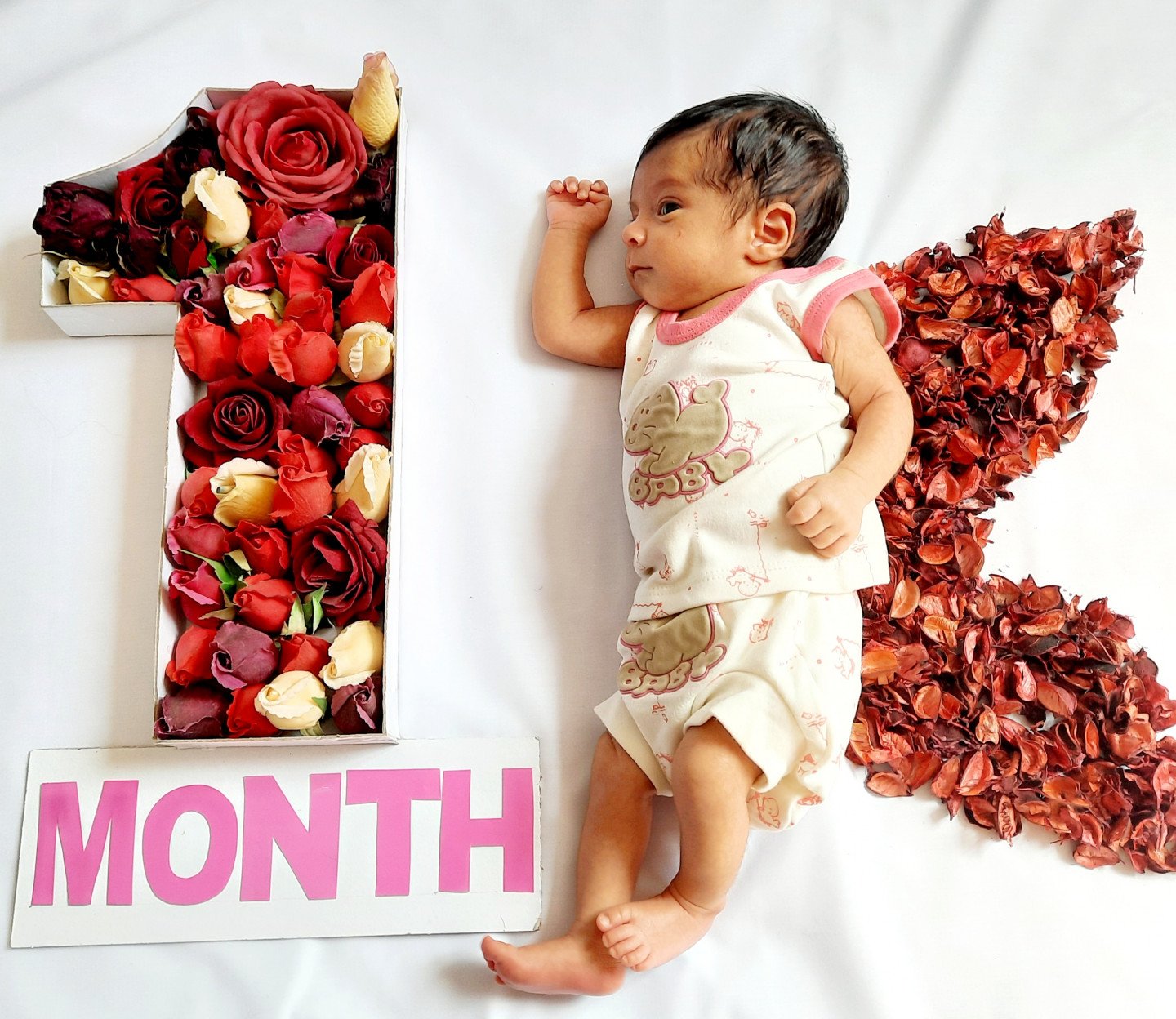 یک ماهگی نوزاد حلما نیکنام پور