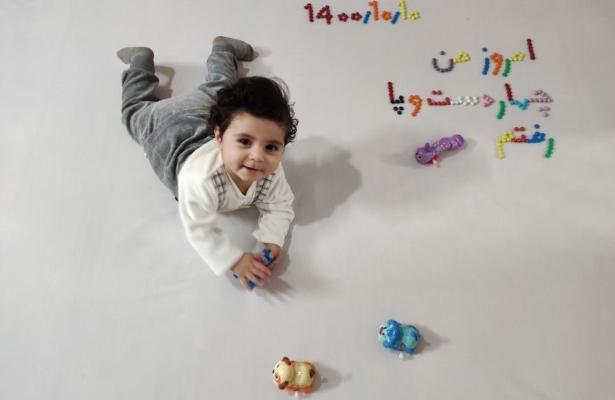 هفت ماهگی نوزاد پرهام جهانگرد