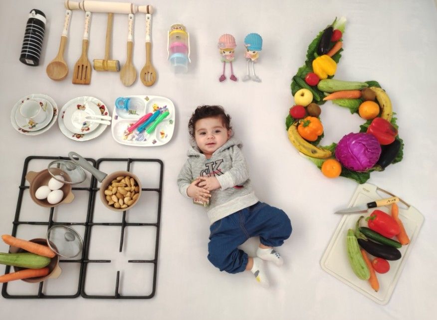 عکس کودک با تم شغلی پرهام جهانگرد