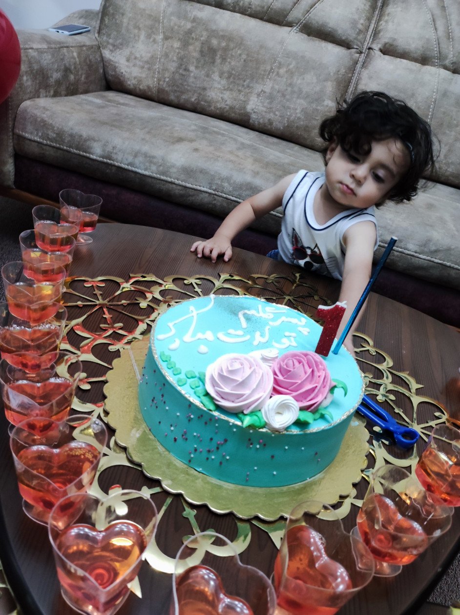 عکس نوزاد پسر پرهام جهانگرد