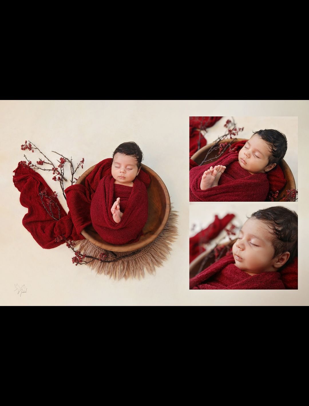 یک ماهگی نوزاد پرهام جهانگرد