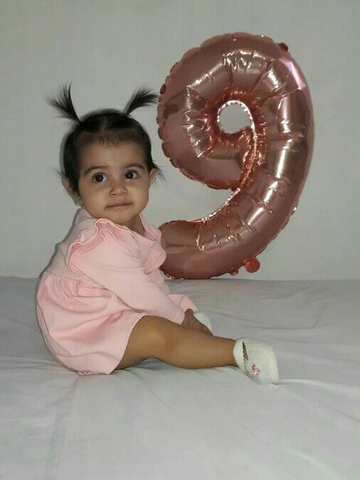 نه ماهگی نوزاد حلما