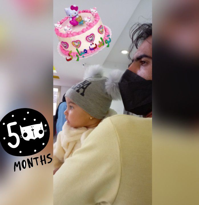 ۵ماهگی آوا مانیان