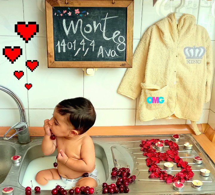 هشت-ماهگی آوا مانیان