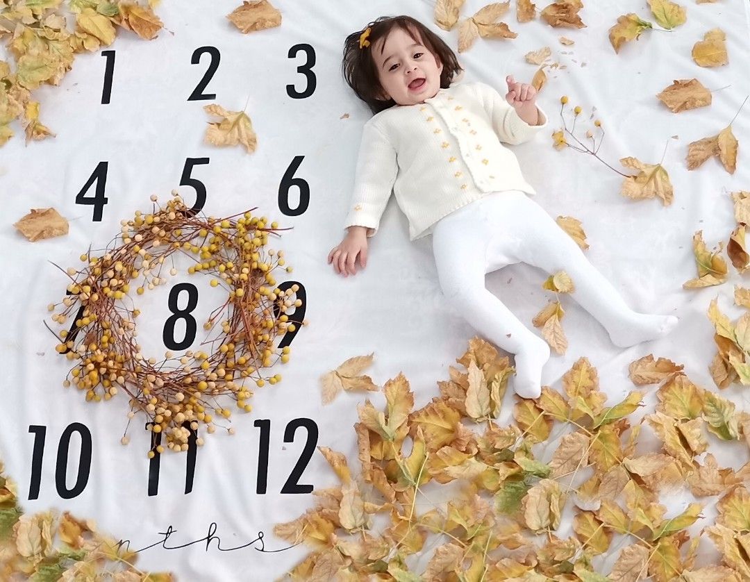 تم عکس پاییزی نوزاد الین حباب