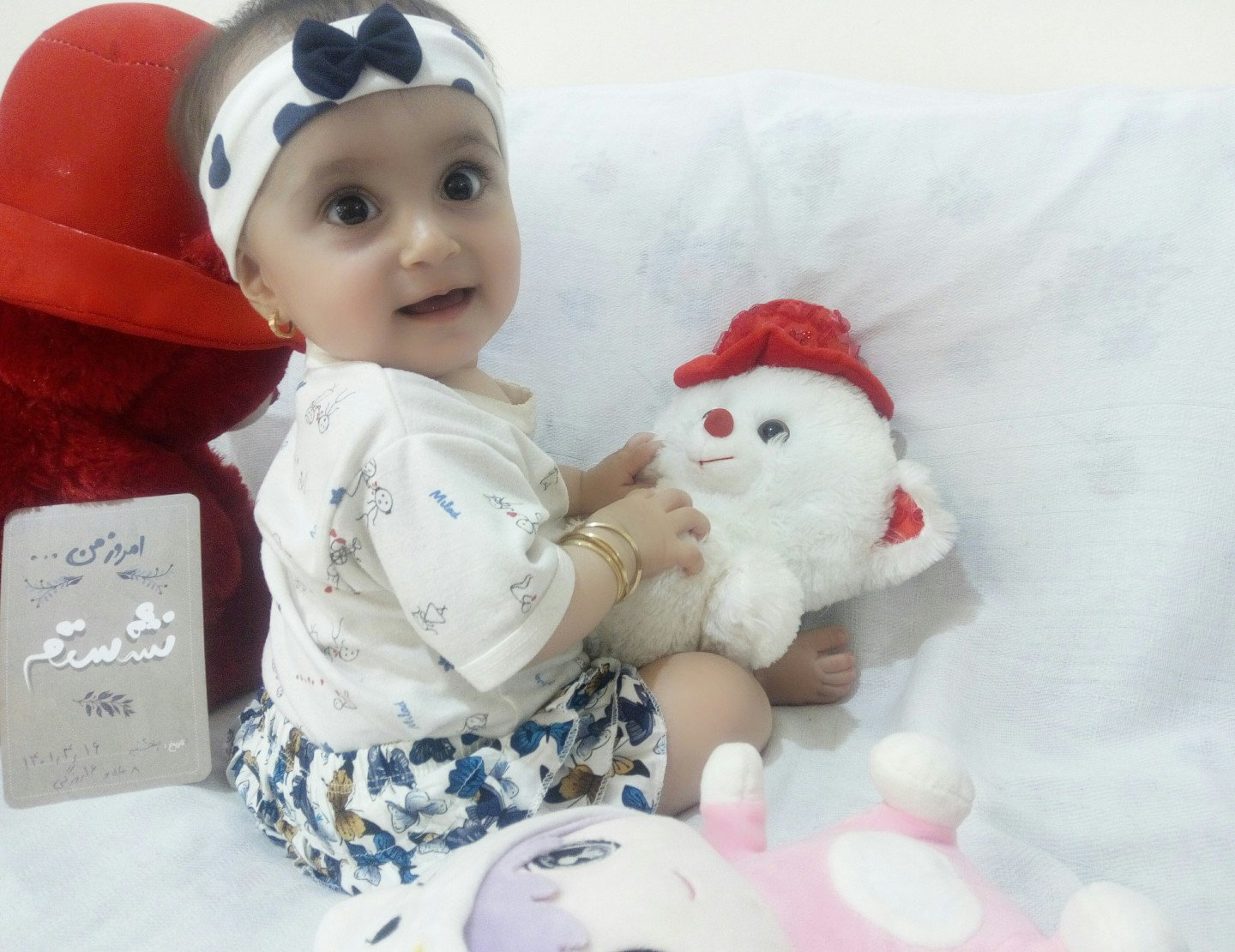 هشت ماهگی نوزاد محیا