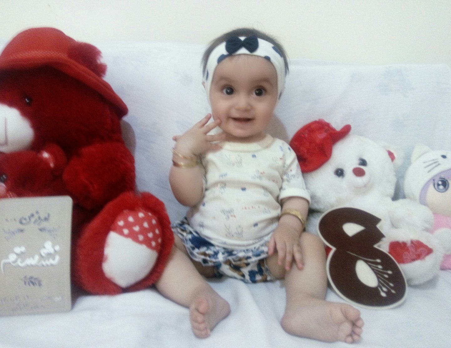 هشت ماهگی نوزاد محیا