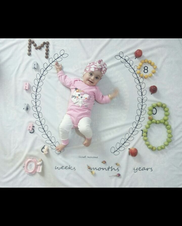 هشت ماهگی نوزاد محیا