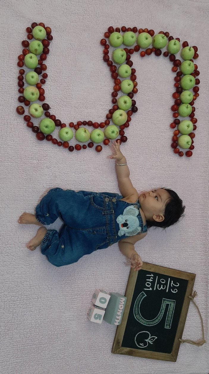 تم عکس تابستانی کودک حلما زینعلی