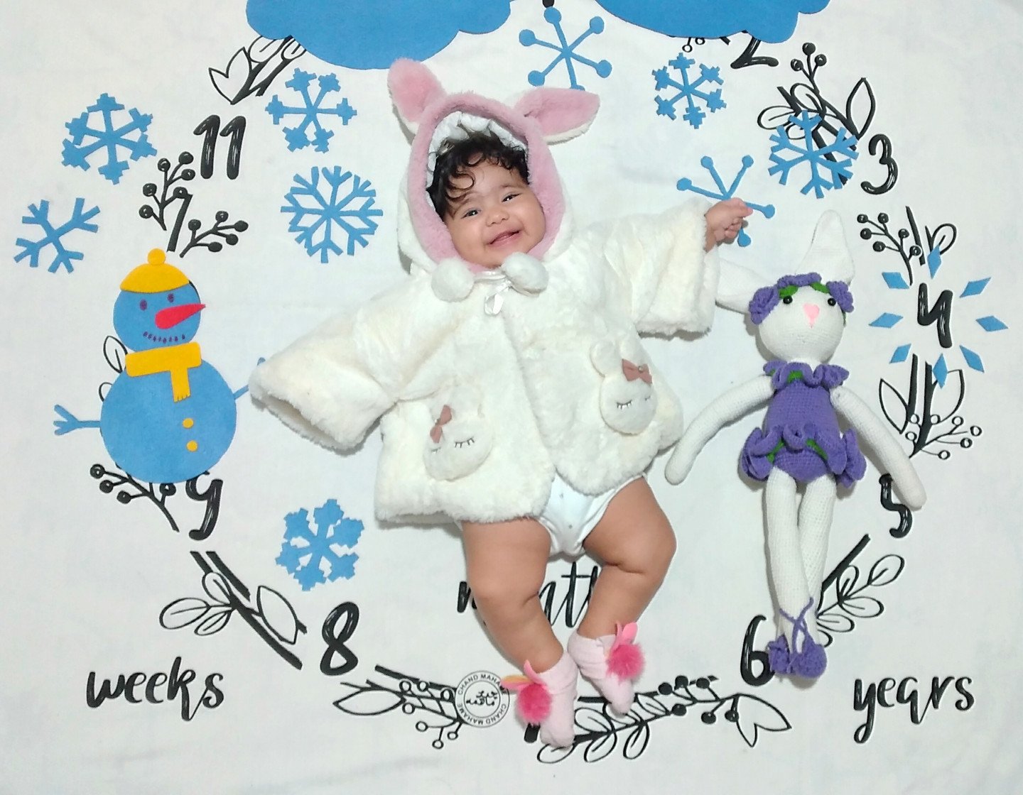 چهار ماهگی نوزاد اسرا عبدی