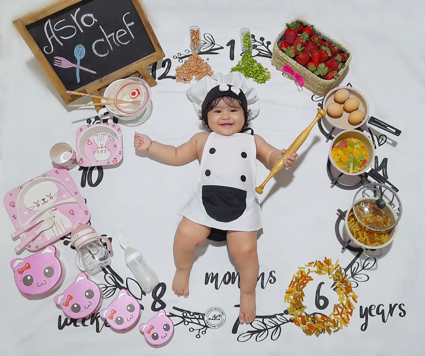 شش ماهگی نوزاد اسرا عبدی